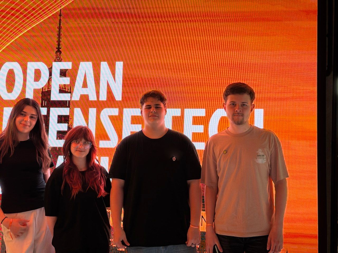 Team at the European Defence Hackathon at Warsaw.